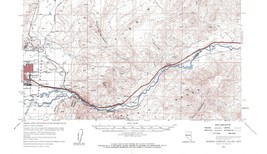 Spanish Springs Valley Quadrangle Nevada 1957 Topo Map Vintage USGS 15 Minute - £12.69 GBP