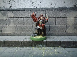 imperial guard commissar with book and powerfist metal warhammer 40k - $30.98