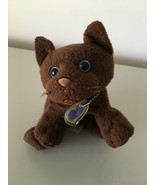 CHOCOLATE CHIP BEANIE PLUSH CAT, 1999 - £9.71 GBP