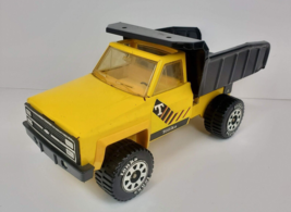 1983 Tonka Trax 51070 Metal Yellow and Black Chevrolet Dump Truck - $21.73