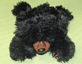 11" Mjc Black Bear Vintage 1992 Stuffed Animal Plush w/ Claws Purr Fection Toy - $15.75
