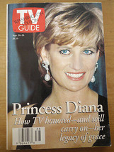 Original Vintage TV Guide Booklet September 20-26 1997 Princess Di Diana - £10.37 GBP