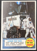 Vintage 1969 Topps Man On The Moon #6A Lunar Test Run Neil Armstrong EX - £7.46 GBP