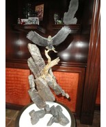 Mark Hopkins Eagles Ledge Bronze Sculpture   Serial Numbered  157 / 250 USA - $3,761.19 CAD