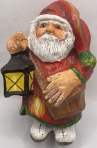 Vintage Santa Holding Lantern Paper Mache 6.5” - £23.94 GBP