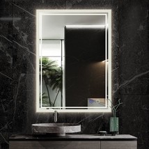 Zelieve 24 X 32 Led Backlit Mirror Bathroom Vanity With, Led Mirrors. - $124.16