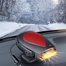 12V 150W Portable Car Heater Fan - Fast Heating Defrost Defogger, Dual F... - £11.73 GBP