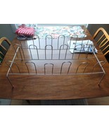 Vintage Metal Wire Floor Shoe Rack Holds 9 Pairs - Assembled 24 x 12 x 11 - $67.68 CAD