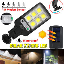 1200W Led Solar Flood Light Pir Motion Sensor Security Garden Outdoor Light - £16.69 GBP