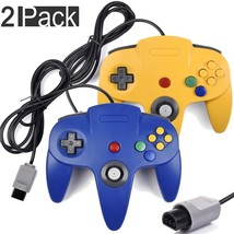 2 Pack For Nintendo 64 N64 Long Wired Controller Joystick Gamepad Free Shipping - £39.38 GBP