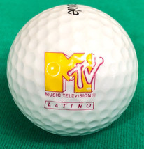 Golf Ball Collectible Embossed Sponsor MTV Music Television Latino Pinnacle - £5.67 GBP