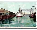 US Transport Ship Logan Folsom Street Wharf San Francisco CA UDB Postcar... - $5.89