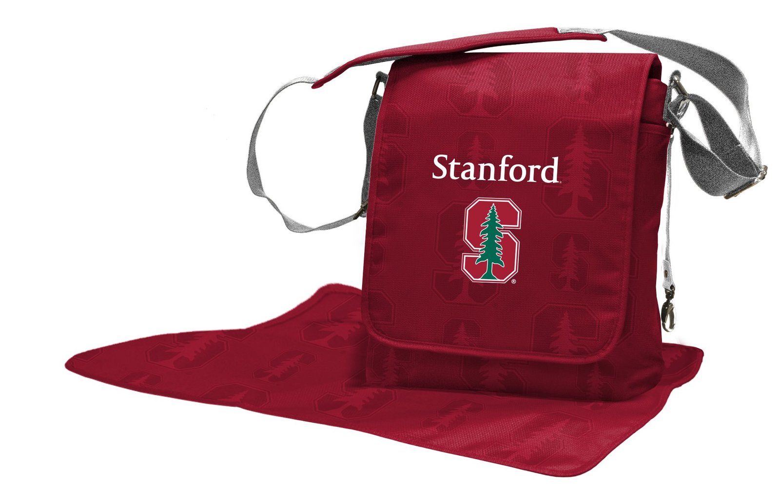 Lil Fan NCAA College Collection Diaper Messenger Bag, Stanford - $33.59