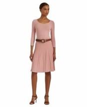 MSRP $195 Ralph Lauren Three-Quarter-Sleeve Jersey Dress Size Large - £54.02 GBP