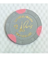 $2 Paris Hotel &amp; Casino Las Vegas Casino Chip - $6.76 CAD