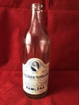 VTG Ramlosa Mineral Water Paper Label Bottle Glass Sweden 40 CL - £23.48 GBP