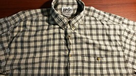Jordin By Rebound Casual Dress Shirt L 100% Cotton Short Sleeve Free Shipping - £10.33 GBP