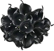 Real Touch Latex Calla Lily Bunch Artificial Spring Flowers For, 14&quot; (Bl... - $45.08 CAD