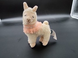 Mary Meyer 6&quot; Lexi the Llama Plush Small Stuffed Animal Toy Pink Collar  - £9.30 GBP