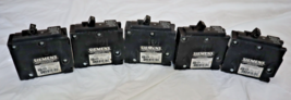 SIEMENS Q120 1 POLE 20 AMP TYPE QP CIRCUIT BREAKER 120/240V LOT OF 5 - $39.55