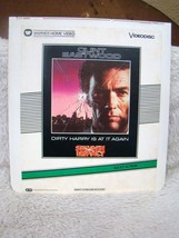 CED Videodisc 1983 Sudden Impact Warner Home Video, Clint Eastwood, Collectible - £5.15 GBP