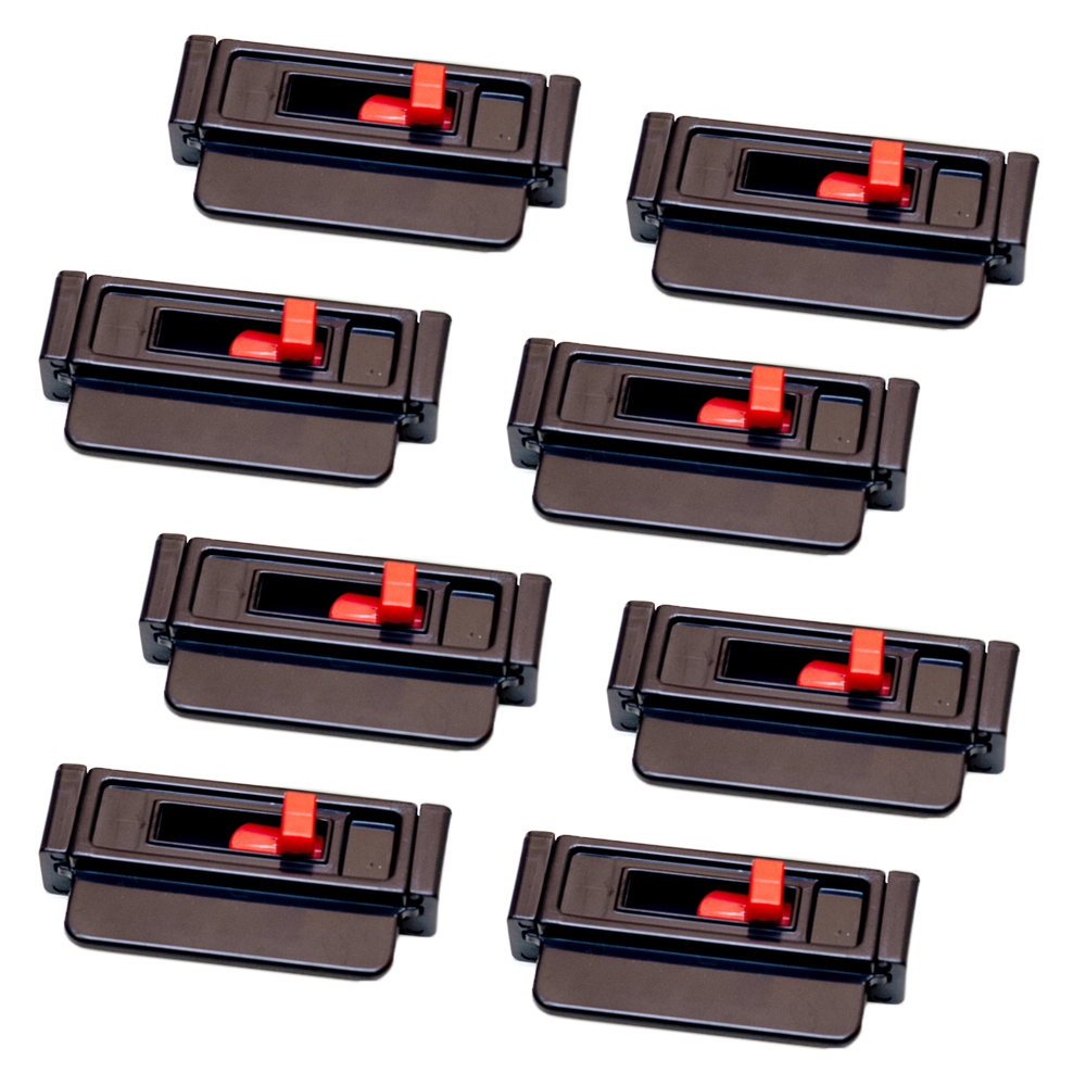 Seat Belt Tension Adjuster (8-Pack, Black) from Seat Belt Extender Pros