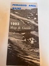 Pemaquid Area Maine 1993 Map &amp; Guide - £15.27 GBP