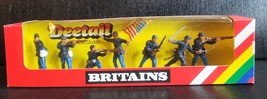 BRITAINS DEETAIL 7456 US FEDERAL INFANTRY USCW VINTAGE 1980 SET OF 7 NOS... - $48.89