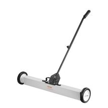 55Lbs Rolling Magnetic Sweeper with Wheels,Push-Type Magnetic Pick Up Sw... - $103.22