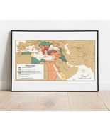 Map of the Ottoman Empire Wall Print 18 x 12 in - £15.76 GBP