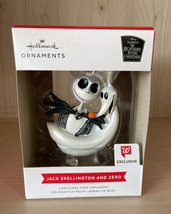 Hallmark Jack Skellington And Zero The Nightmare Before Christmas Ornament - £15.81 GBP