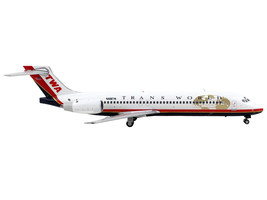 Boeing 717-200 Commercial Aircraft Trans World Airlines White w Red Stripes Gemi - £84.72 GBP
