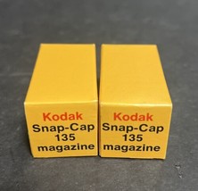 Kodak Eastman Snap Cap 135 Magazine Reloadable Film Canisters Lot Of 2 Sealed - £22.00 GBP