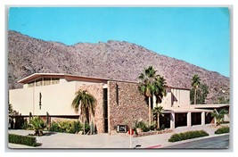 Community Church Street View Palm Springs California UNP Chrome Postcard O19 - £2.33 GBP