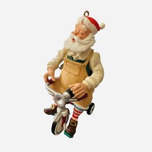 HALLMARK Keepsake CHRISTMAS ORNAMENT 12TH In SERIES TOYMAKER SANTA On TR... - $27.13 CAD