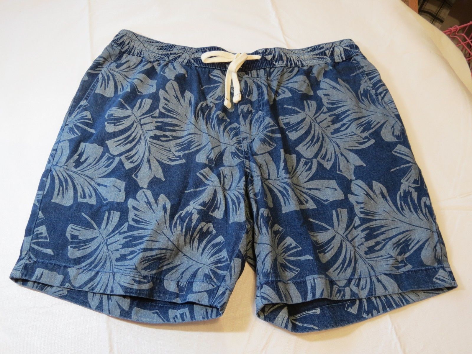 Tommy Hilfiger Mens Shorts Casual 78C5909 497 blue M medium 7" Inseam - $40.09
