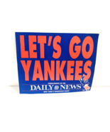 1996 NEW YORK YANKEES MLB DAILY NEWS SCHEDULE WALL HANG WORLD CHAMPIONS ... - £18.64 GBP