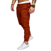 Men&#39;s Casual Tethered Elastic Sports Baggy Pants - $31.99