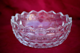 Old Vintage Colony Whitehall Stacked Cubed Buffet Service Bowl Only Clear - $14.84