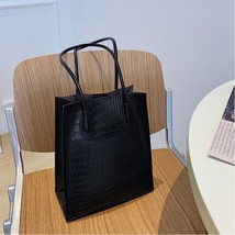 Fashion Women Bags Casual Totes Bag New Alligator Leather Shoulder Handbags Wild - £36.74 GBP