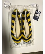 NEW LillyBee Ladies Woman&#39;s Flats Shoes MICHIGAN WOLVERINES - Maize Blue... - $4.95