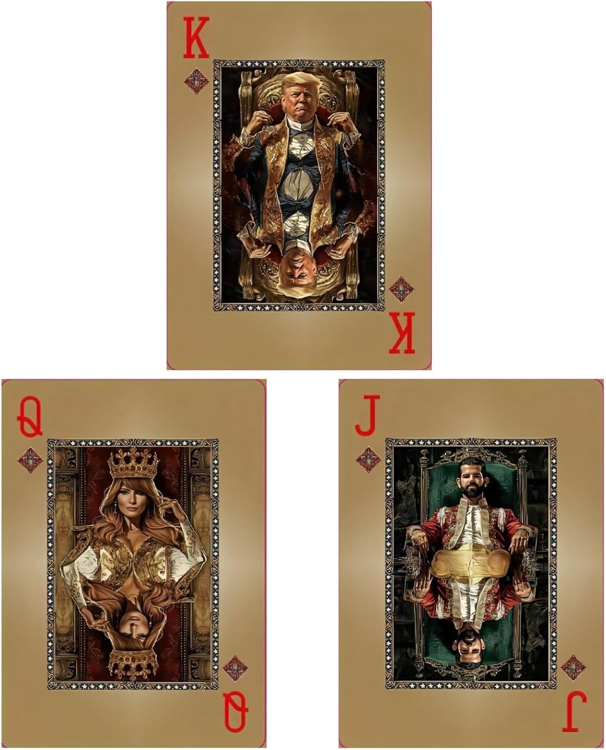3 pk Trump Family Poker Playing Cards Premium Collector Decks 52 cards +2 jokers Item image 6