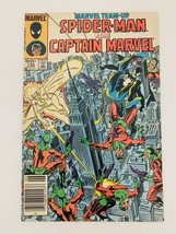 Marvel Team-Up Spider-Man and Captain Marvel 1984 Comic #142 - £16.72 GBP