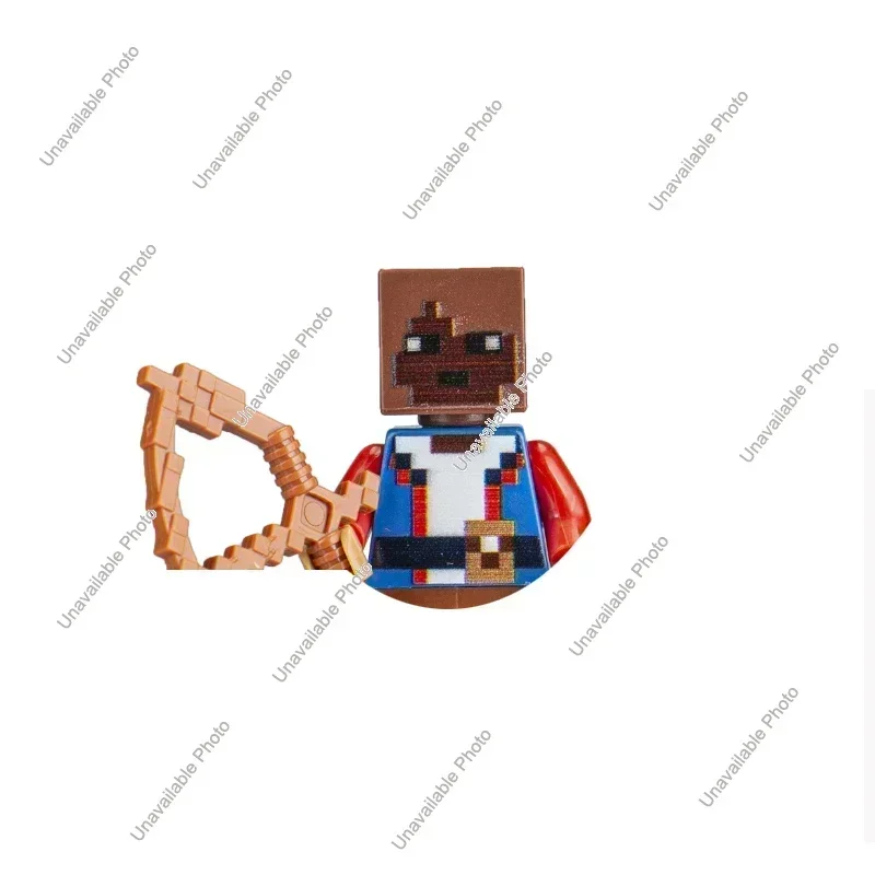 Hot Toys Cartoon Game Steve Pixel Figures My World Building Blocks (Wl19) - $7.00