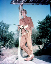 Fess Parker Full Length Davy Crocket Daniel Boone Coon Skin Cap 11x14 Photo - £11.95 GBP