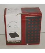 SQUARE SHOWER FLOOR DRAIN w/ FLANGE QUADRATO PATTERN 6 IN. GRATE OIL RUB... - $26.72