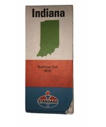 Indiana Standard Oil Vintage State Map - £3.03 GBP
