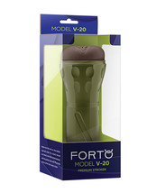 Forto Model V-20 Hard-Side Vagina Masturbator - Dark - £56.93 GBP