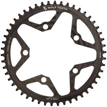Wolf Tooth Chainring 50t 110 BCD 5-Bolt 10/11/12-Speed Alloy Cyclocross &amp; Road - £109.29 GBP