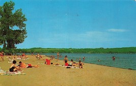 Saratoga Spring New York~Kaydeross PARK-BEACH-LAKE~1966 Postcard - £6.30 GBP
